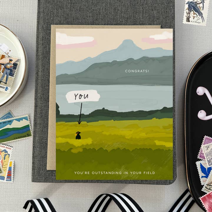 Barone and Co. - Wholesale Graduation Card - Outstanding Field Graduation Card3