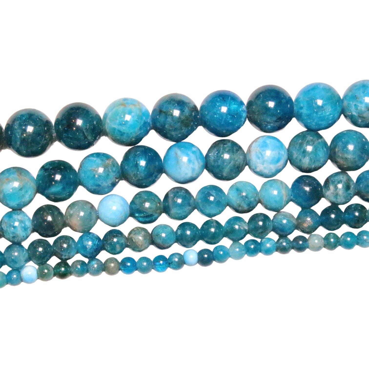 Foliesbijoux - Wholesale Beads - Blue Apatite A Pearl Thread1