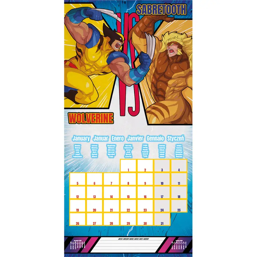 Pyramid International - Wholesale Calendar - Marvel Vs Official 2026 Square Calendar2