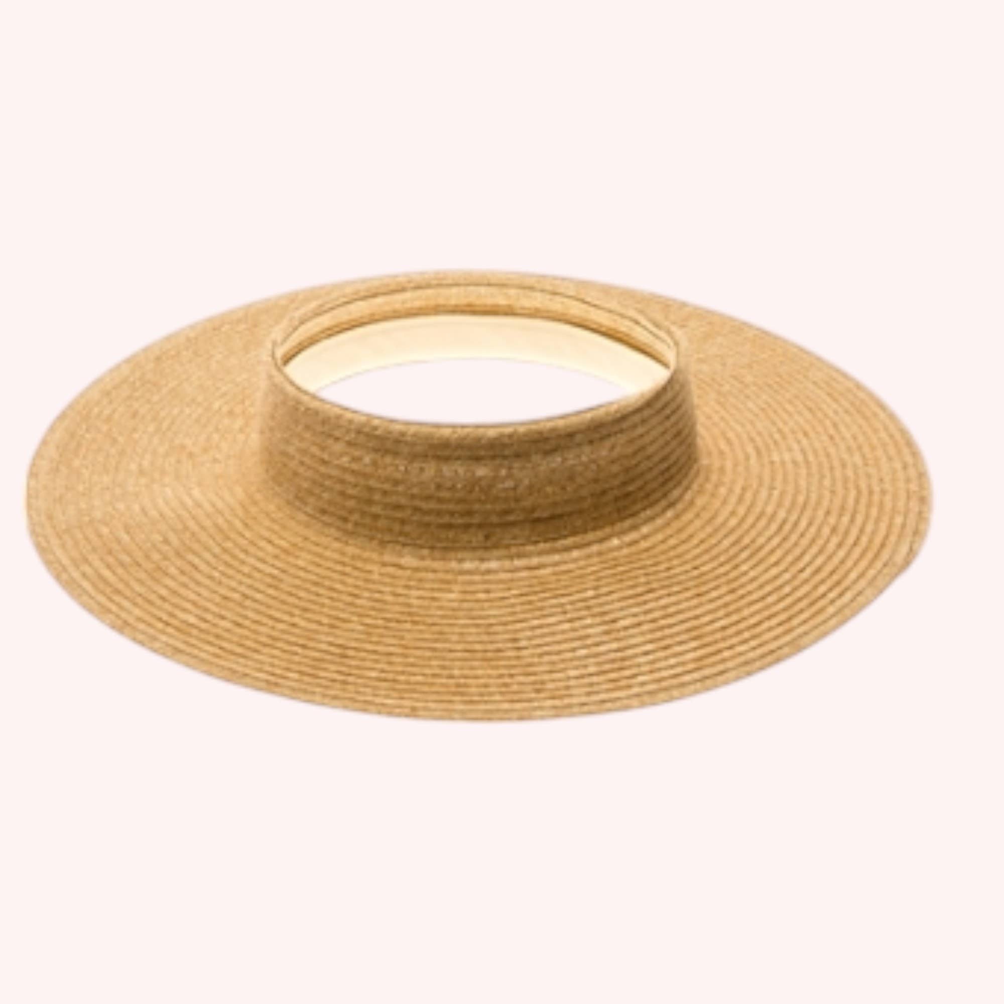 Queens INC – wholesale Visor – Women's – Crownless Straw Visor - NEW COLORS ADDED!7