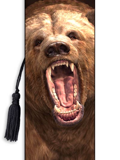 3D Royce bookmark - Grizzly Bear for wholesale by Artgame Ltd.