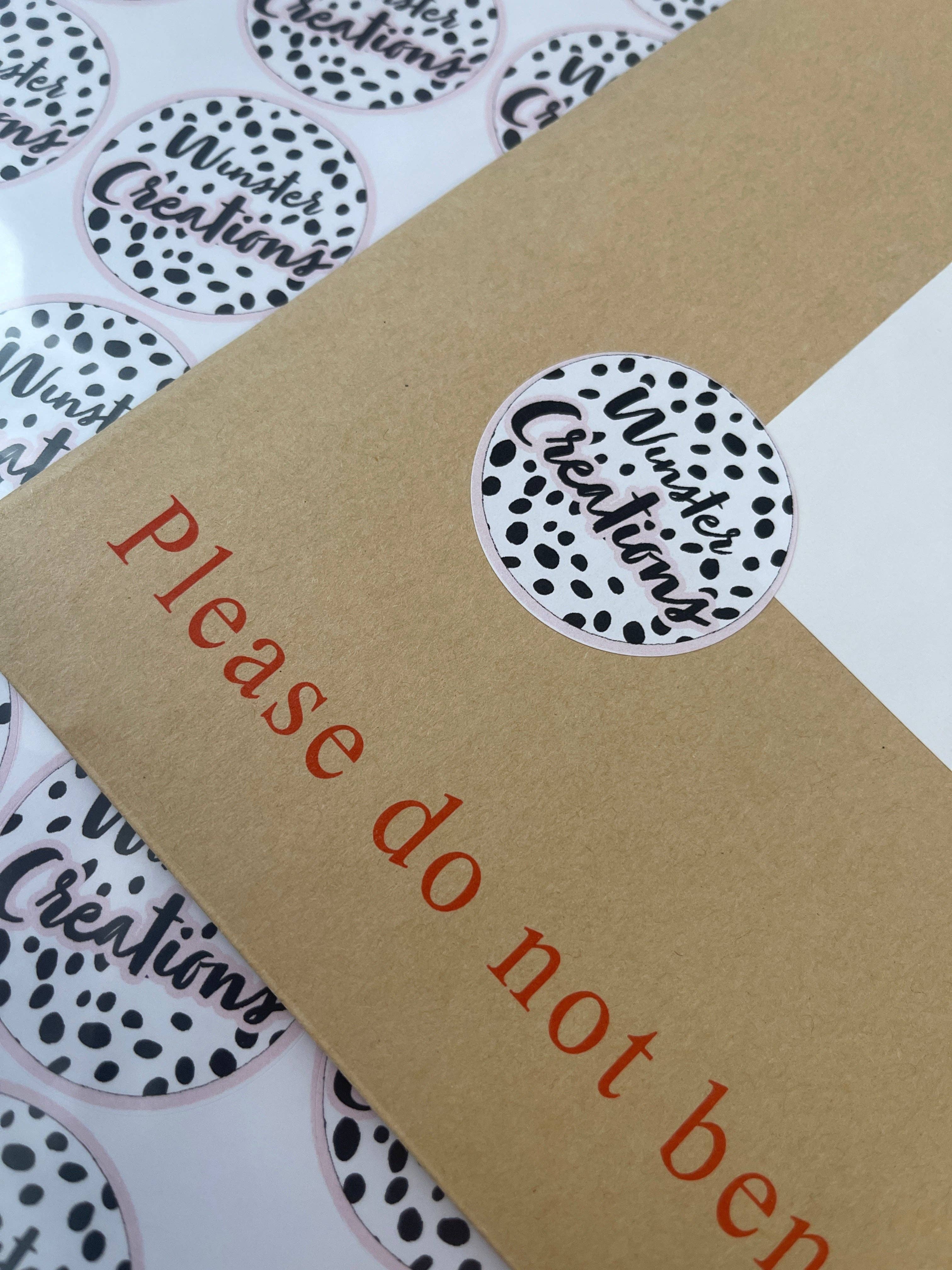 WinsterCreations™ – wholesale Sticker – Personalised 45mm Stickers Business Company Name Round Circle Labels Custom Logo - We PRINT your LOGO!1