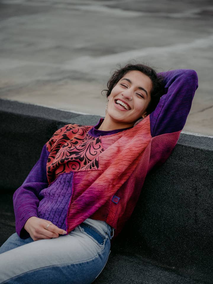 Garret Pullover in Eclipse for wholesale by IWANCIW functional funware