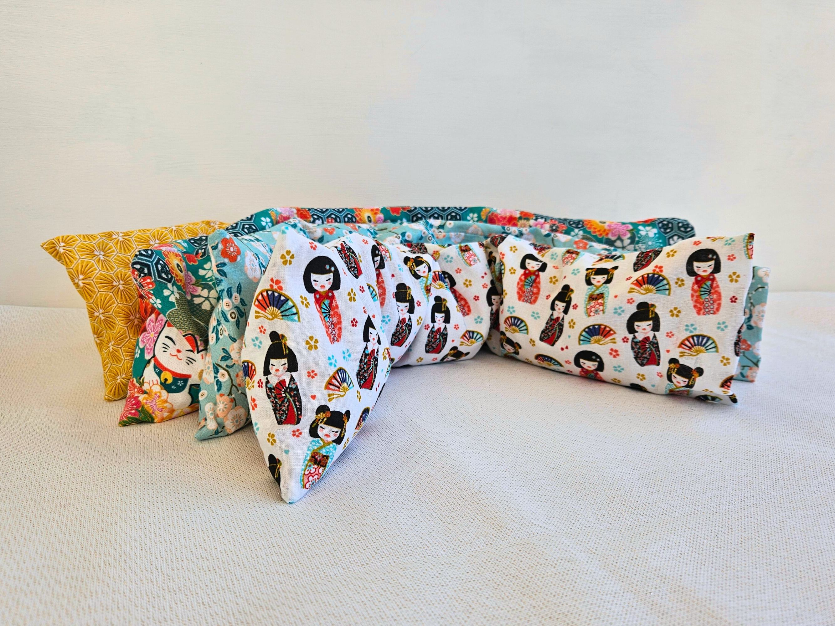 NS par Nathalie SEVE - Wholesale Hot/Cold Compress - Removable Dry Cervical Hot Water Bottle, Linen, Rice or Wheat 4