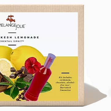 Kit sorso cocktail Mélange Jolie Marrakesh limonata (confezione da 6) per la vendita all'ingrosso da parte di Melange Jolie Cocktail SipKits