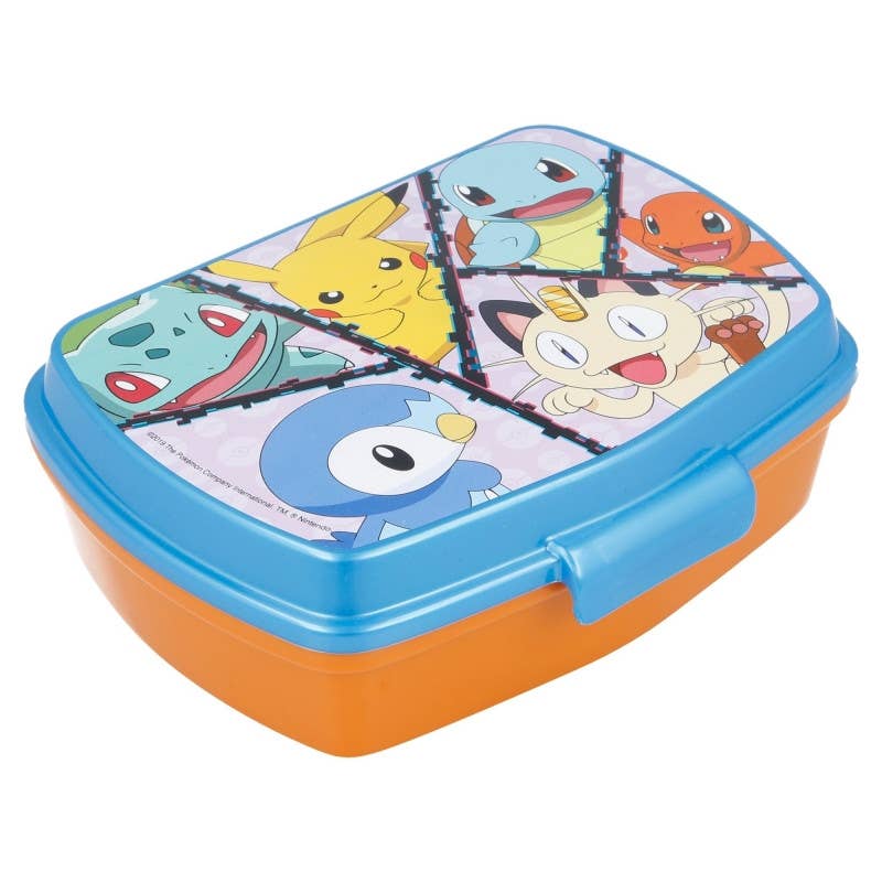 Evidence - Wholesale Lunch Bag/Box - Kids - Pokémon Plastic Sandwich Box0