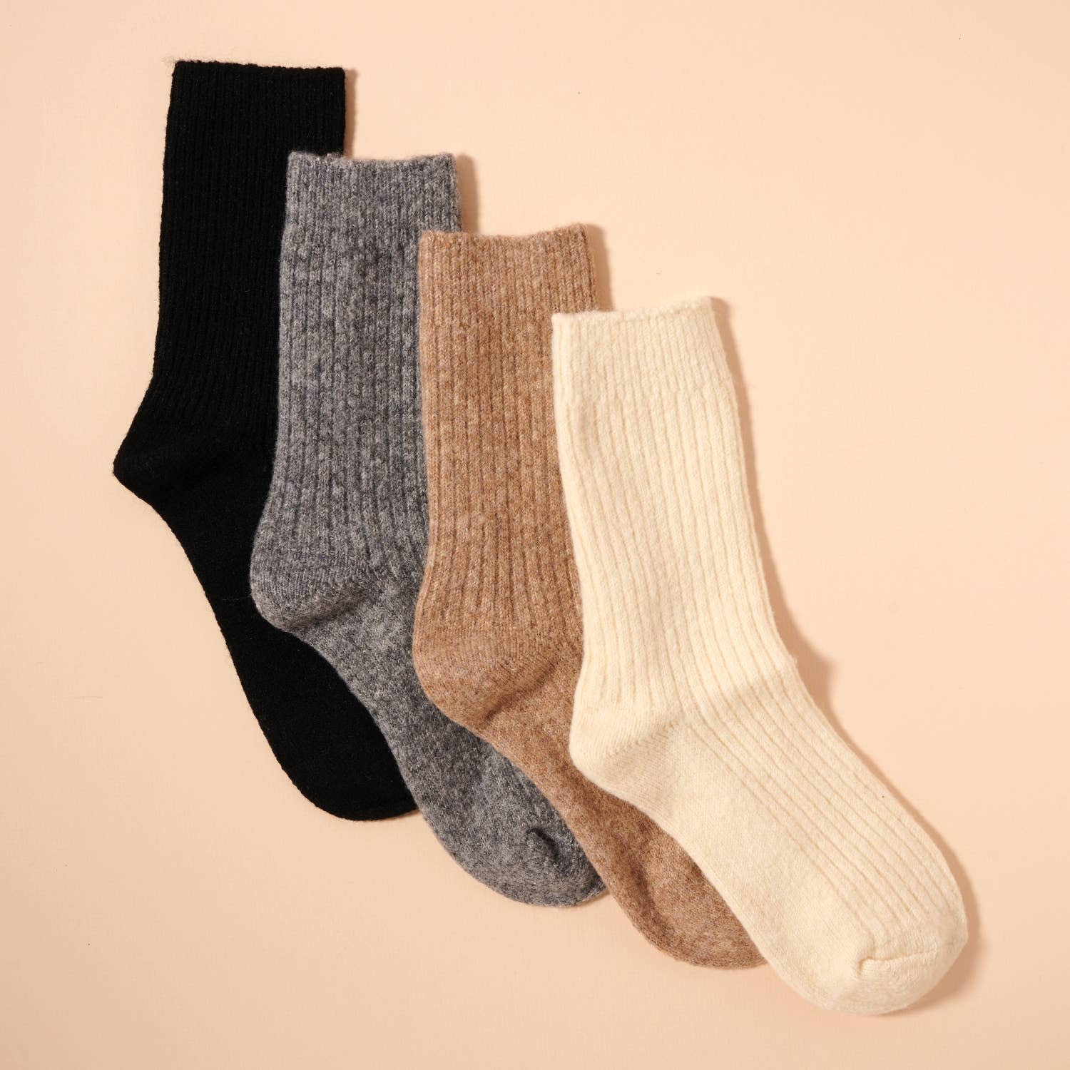 Lilla Haven - Wholesale Socks - Women's - Wool Blend Cozy Ribbed Calf Socks for Christmas Gift5