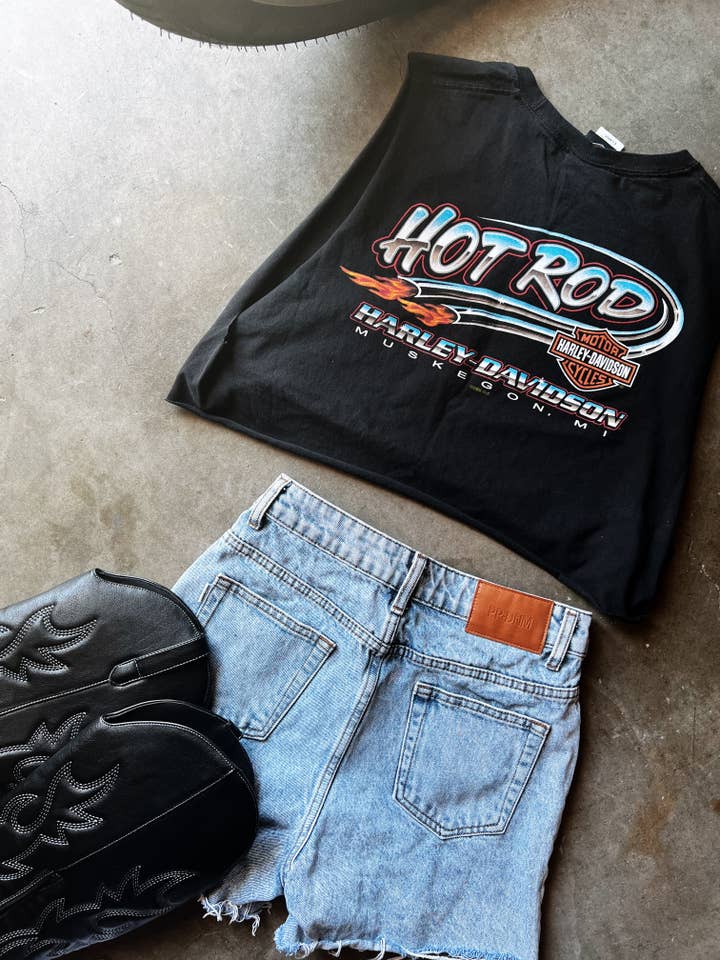 Grae + Co - Wholesale Tank Top - Women's - Upcycled Harley Davidson Shirts