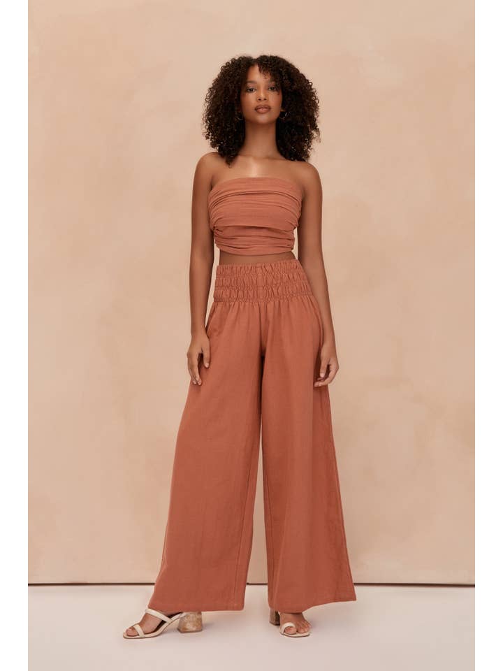 BEFORE ANYONE ELSE - Wholesale Pants - Women's - SIENNA PANT - DESERT CORAL
