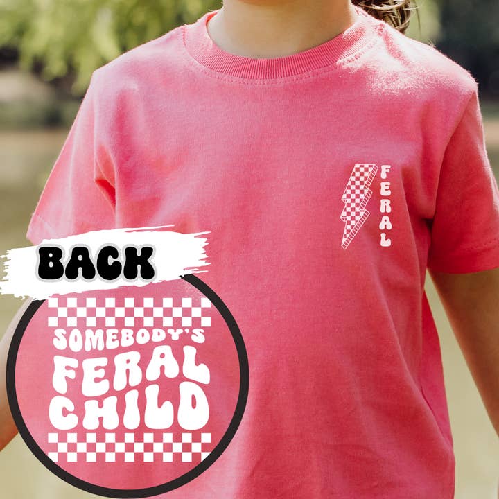 Page and Riggs Designs, LLC - Wholesale Screen Printed T-Shirt - Kids - Feral Child Tee2