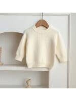MyKids-USA® - Wholesale Knit Sweater - Baby - Baby Girl 4 Colors Solid Knitting Sweater Round Collar Pullover12