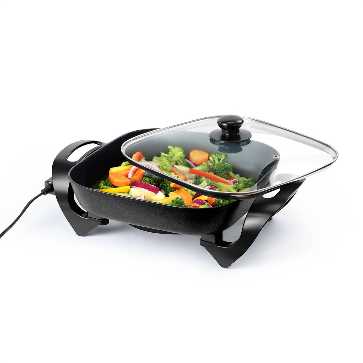 Holstein Housewares - Wholesale Kitchen Appliance - Holstein Housewares 12-inch Non-stick Electric Skillet  12