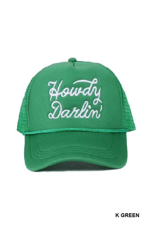 Vanilla Monkey - Venta al por mayor Gorra trucker - Mujer - Gorra de camionero de malla Howdy Darlin4