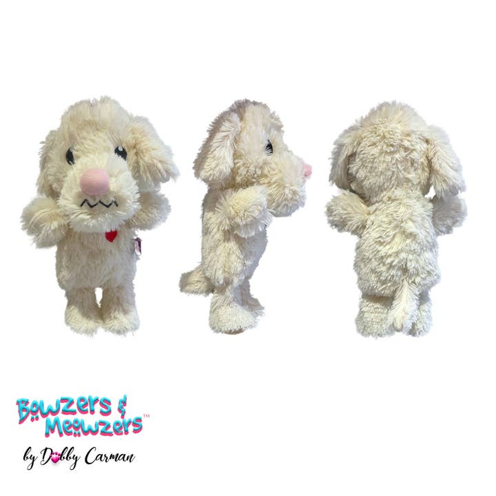 Faux Paw Productions – wholesale Mjukisdjur - Hund – Plyschhundleksak: Cha Chaz™ | Stor, pipande