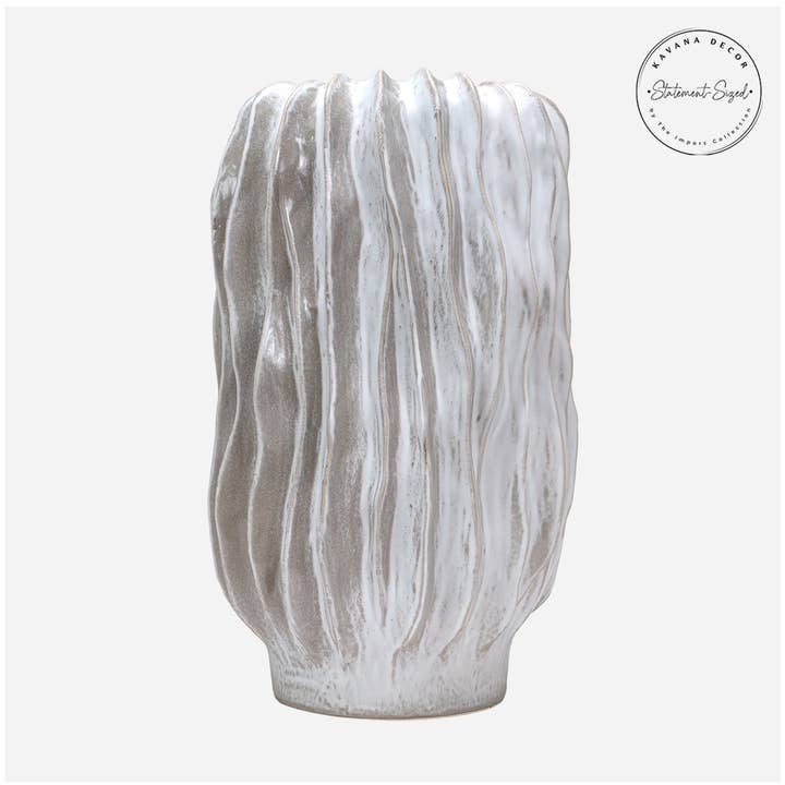 Brexton Tall Vase for wholesale by Kavana Decor by The Import Collection