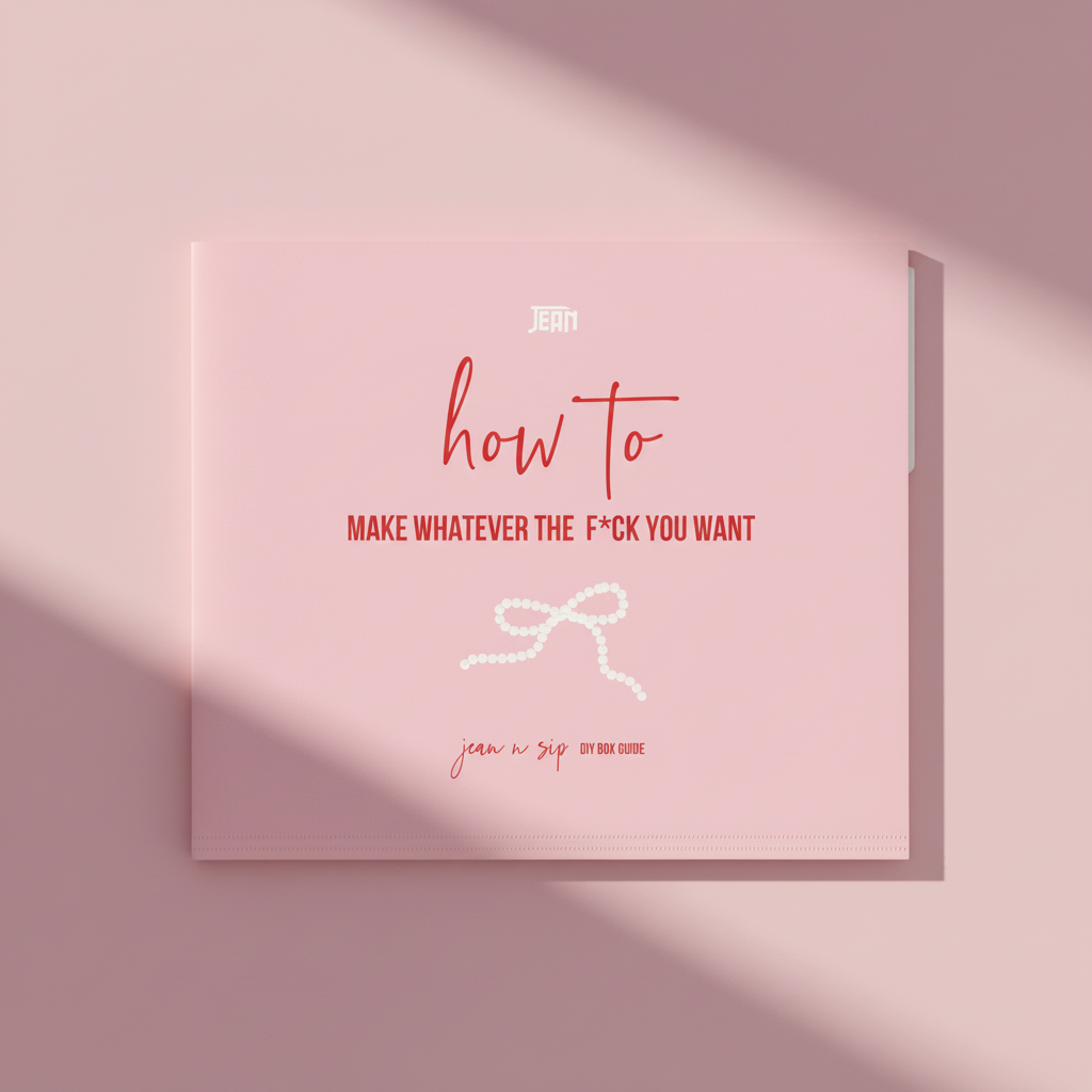 Atelier Jean - Wholesale DIY Craft Kit - JEAN 'N SIP DIY BOX KETTING // FUNKY BEADS CLUB5