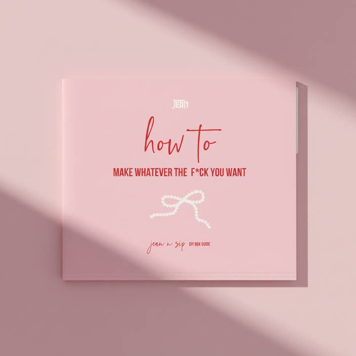 Atelier Jean - Wholesale DIY Craft Kit - JEAN 'N SIP DIY BOX KETTING // FUNKY BEADS CLUB5