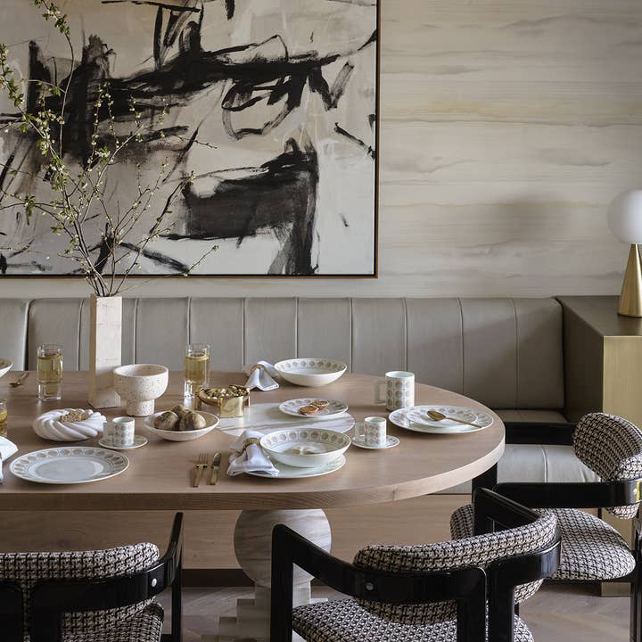 Pink Amalfi Bread Plate for wholesale on Faire3