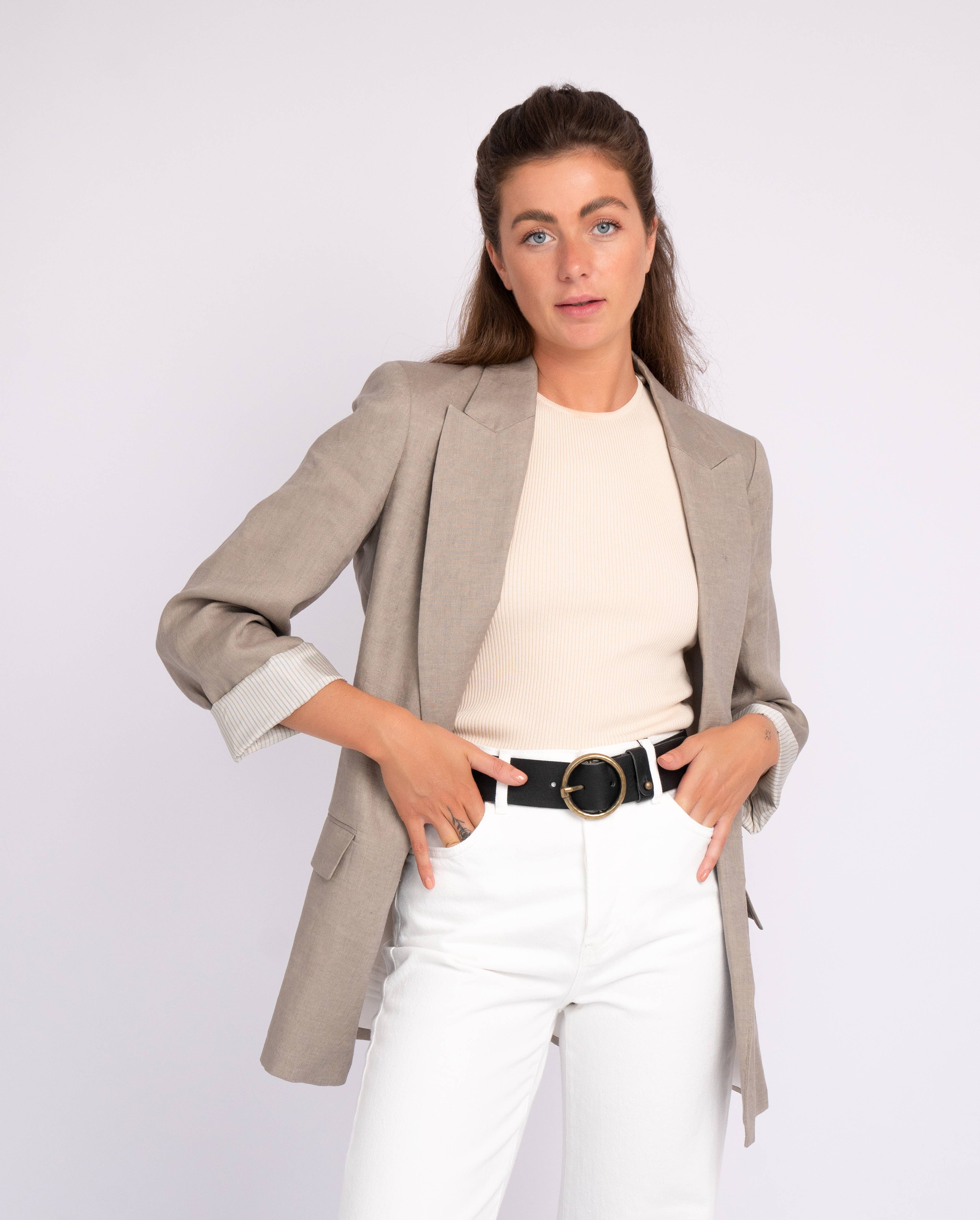 Amsterdam Heritage Leather Belts, Bags, Jackets & Apparel - Wholesale Belt - Women's - Pip 2.0 | Vintage Full-Grain Leather Belt for Women13