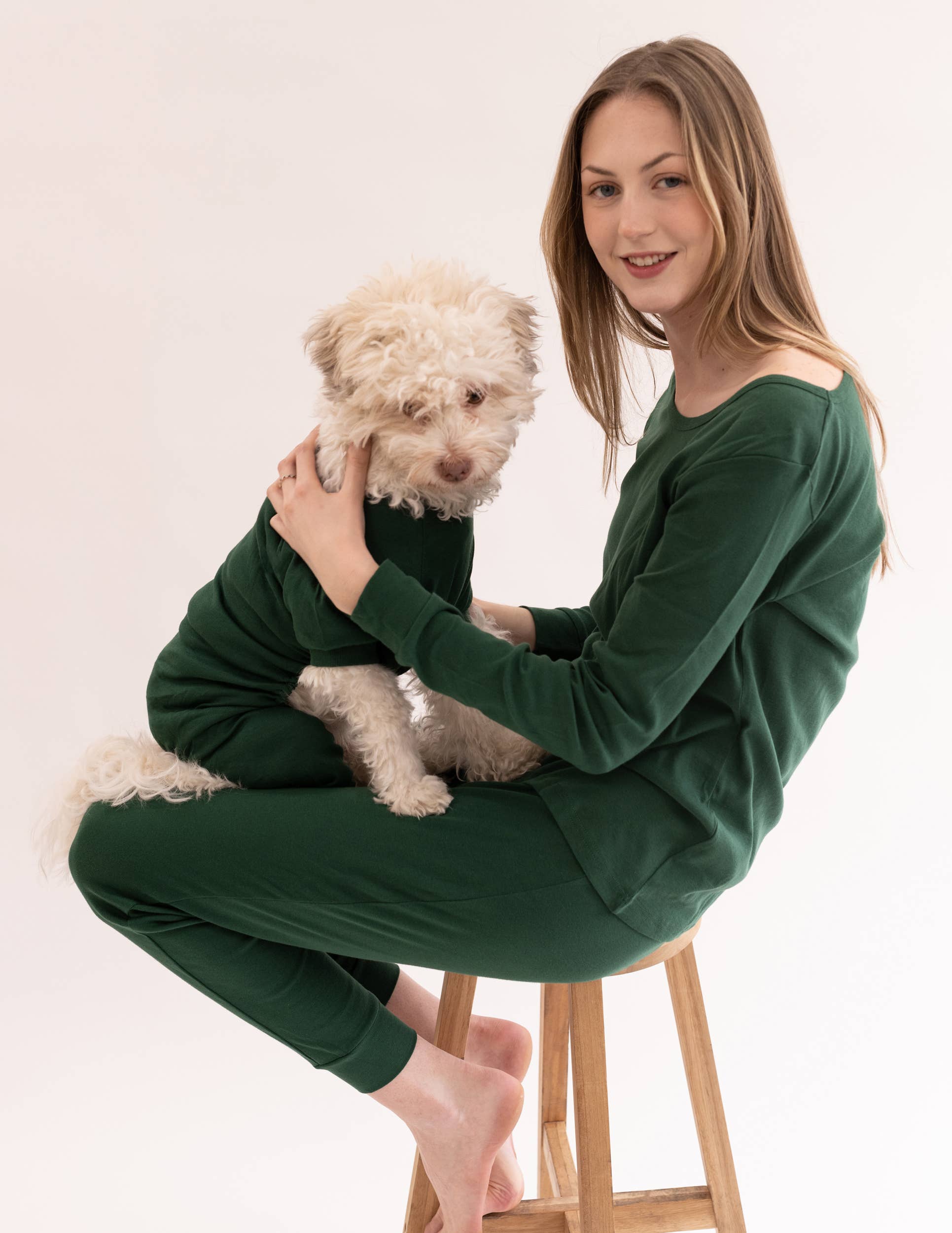 Leveret Pajamas - Vendita all'ingrosso Completo pigiama - Donna - Pigiama donna due pezzi cotone tinta unita6