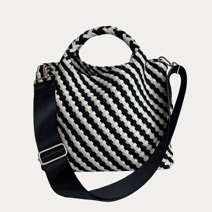 AHDORNED - Wholesale Tote Bag - Women's - Lily Woven Neoprene Tote with Pouch21