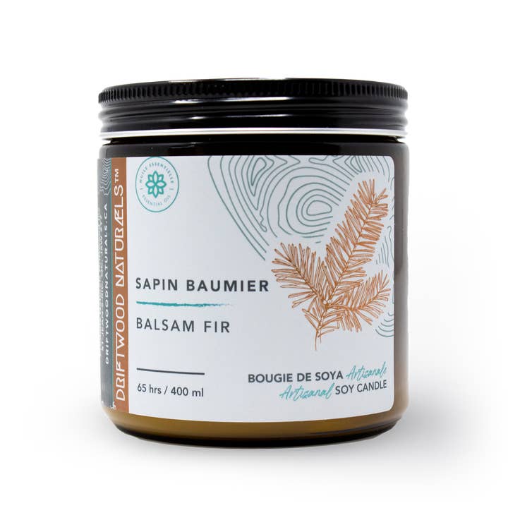 Sapin Baumier (Ambrée, Édition Limitée) - Bougie de Soya Artisanale for wholesale by DRIFTWOOD NATURALS