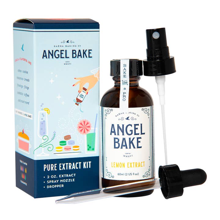 Pure Lemon Extract - Dropper and Spritzer for wholesale by Saëna Baking Co