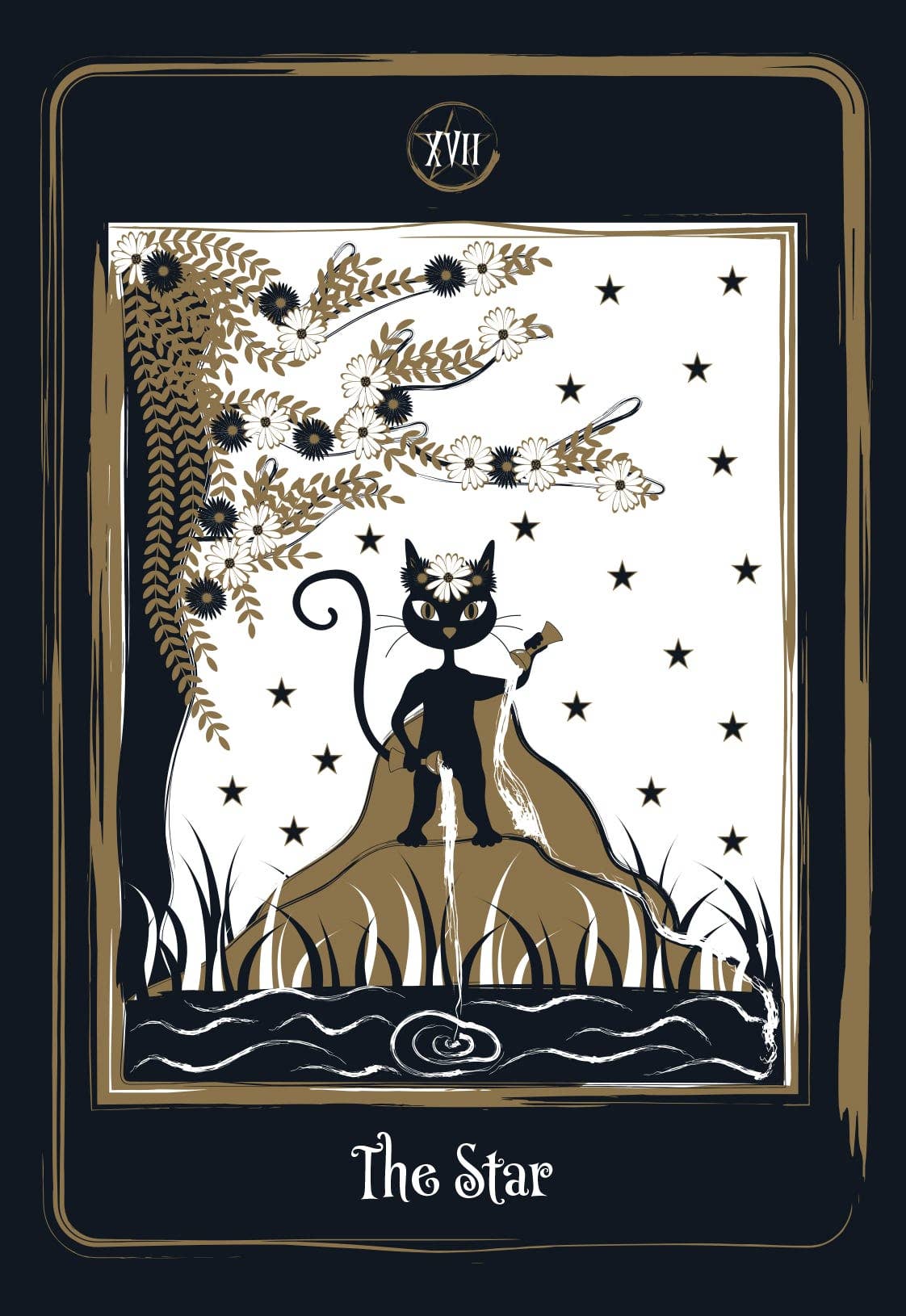 Cardshouse - Wholesale Tarot Cards - Golden Black Cat Tarot Cards4