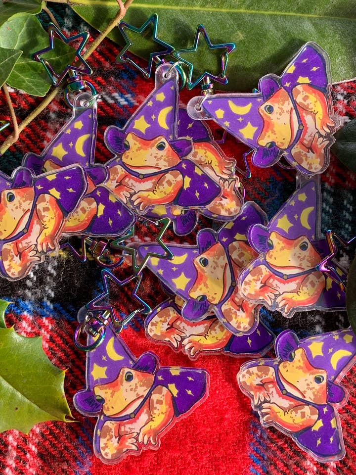 Wizard Frog Charm for wholesale by Floral dead