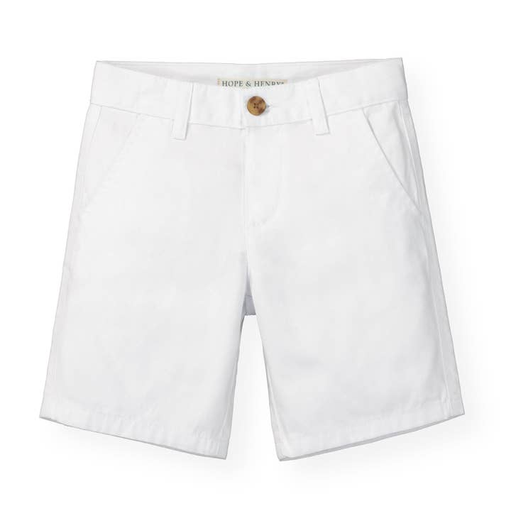 Organic Stretch Chino Short for wholesale by Hope and Henry