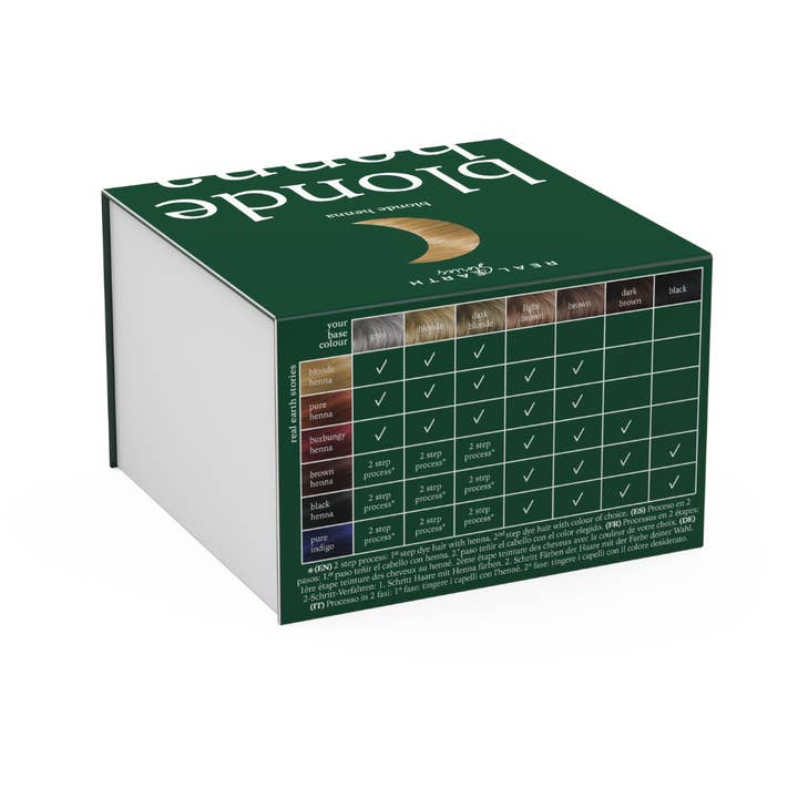 REAL EARTH STORIES - Wholesale Hair Dye - Blonde Henna 250g 1