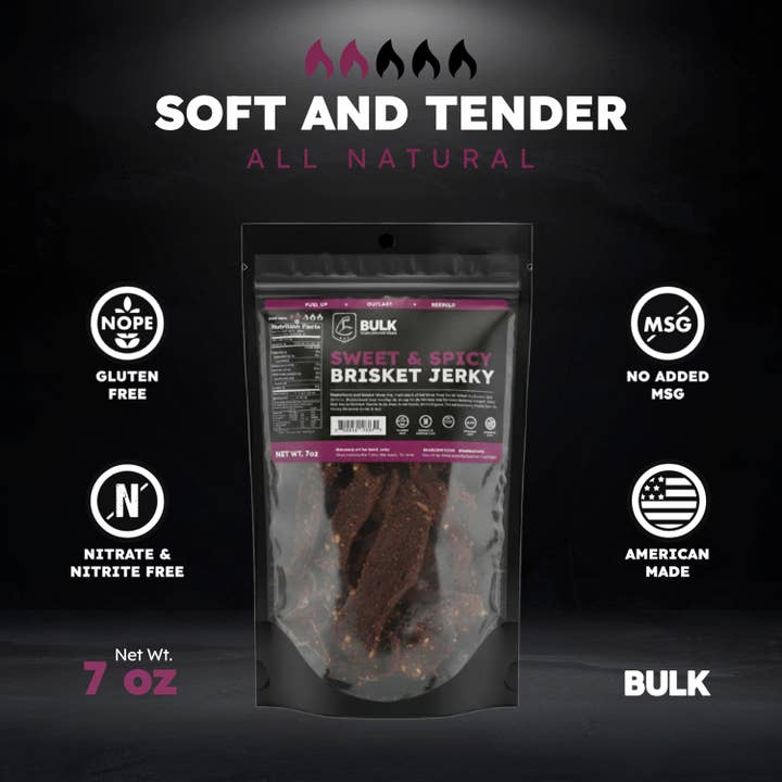 BULK Jerky - Wholesale Jerky - Brisket Beef Jerky - All Natural36