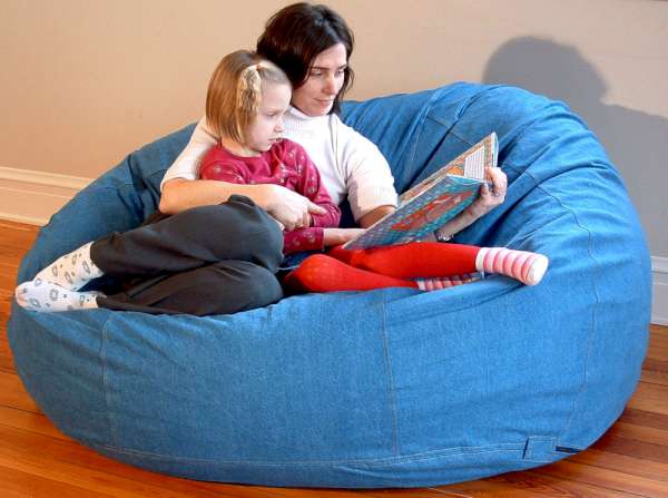 Bean Products - Wholesale Chair - ComfyBean Family Bean Bag Loveseat - Cotton, Organic Cotton, Hemp6