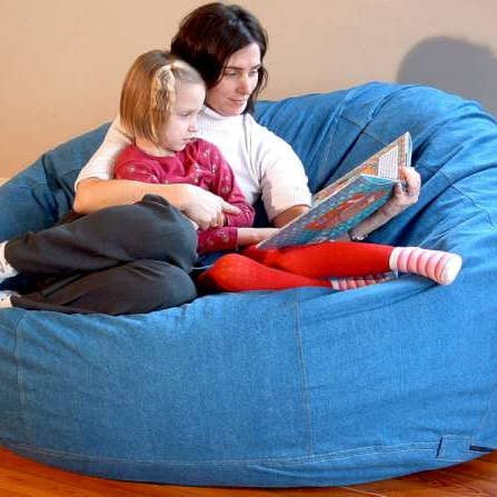 Bean Products - Wholesale Chair - ComfyBean Family Bean Bag Loveseat - Cotton, Organic Cotton, Hemp6