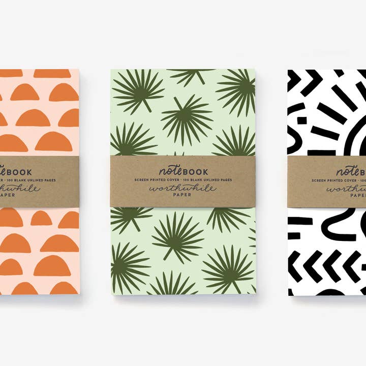 Worthwhile Paper - Wholesale Notebook - Curves & Lines Notebook1