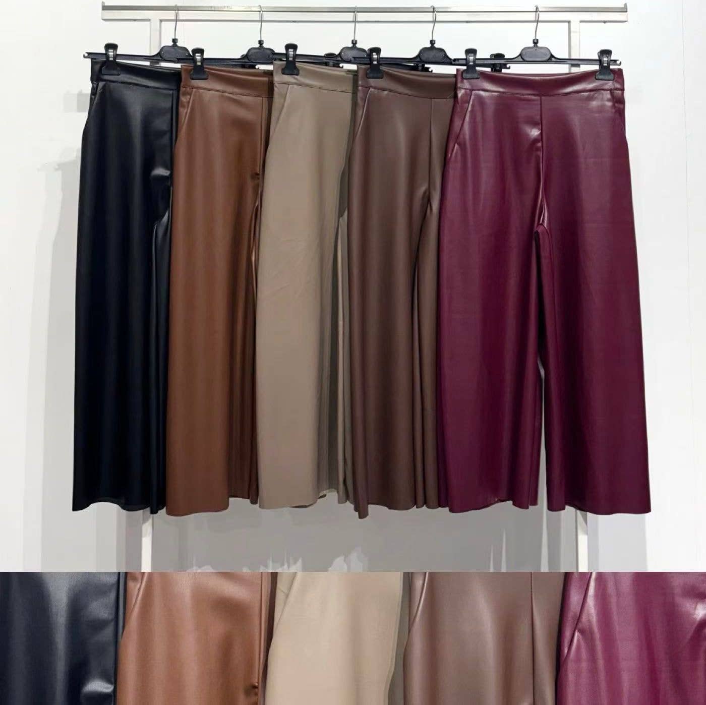 SWEET MAGIC MODA Y COMPLEMENTOS - Wholesale Pants - Women's - PALAZZO POLYPEL PANTS WITH POCKETS0