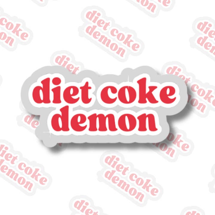 Diet Coke Demon-klistermärke för wholesale av Relume