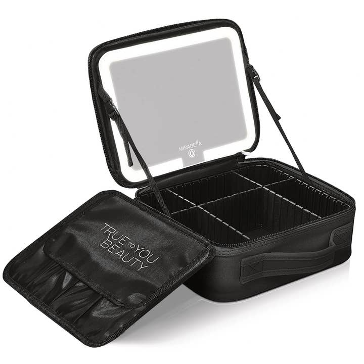 Pro Makeup Kit Travel Bag with LED Mirror for wholesale by Mirabella Beauty