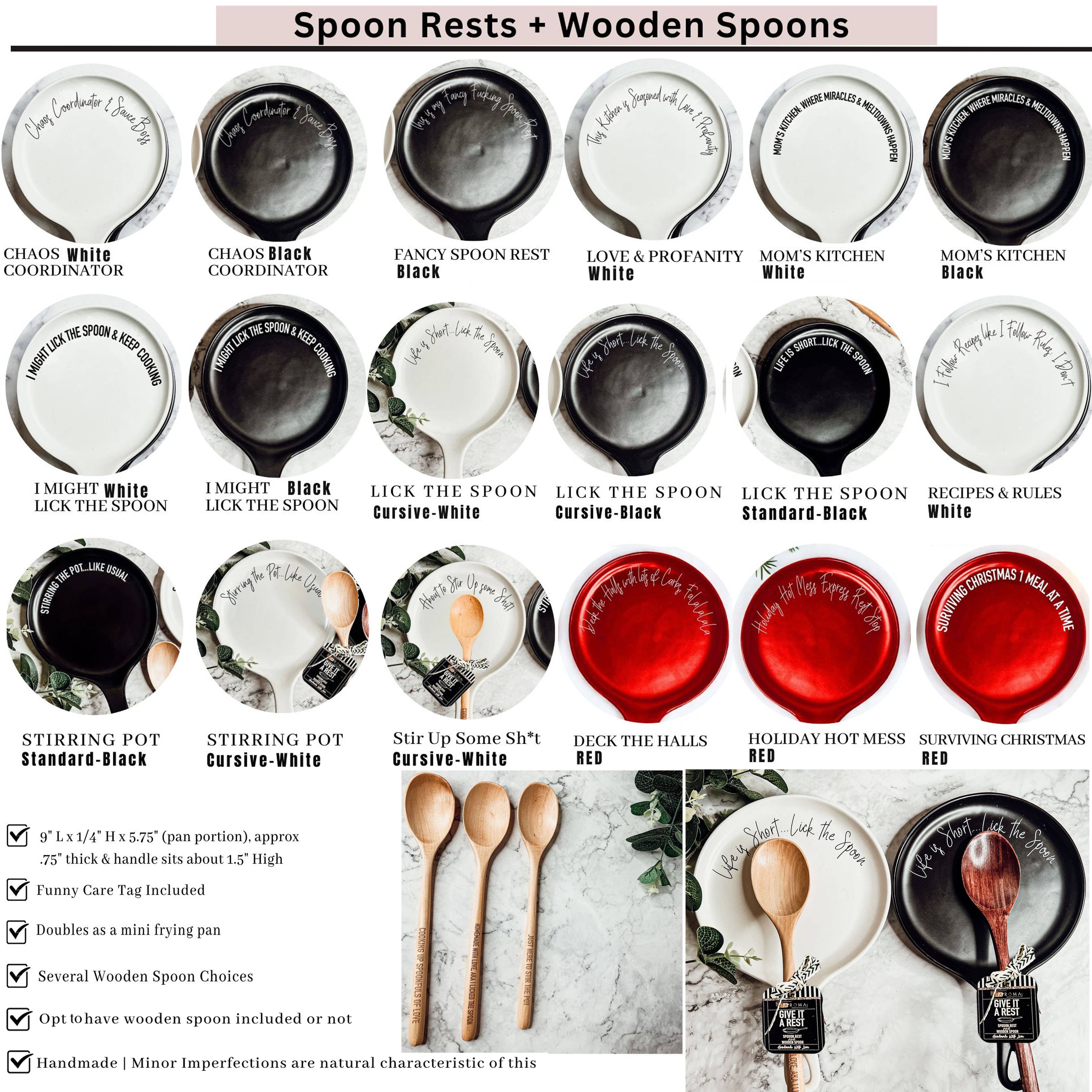 Gia Roma - Wholesale Spoon Rest - Unique Ceramic Spoon Rests & Wooden Spoon Set, Kitchen Gifts46