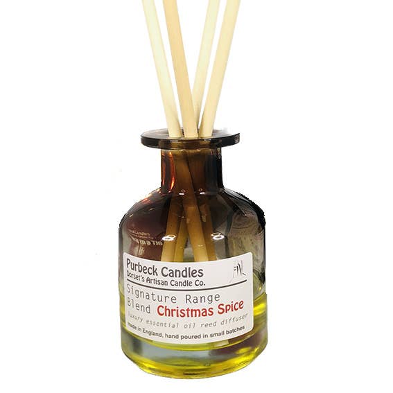 Purbeck Candles – wholesale Reed diffuser – Signature Range Luxury Reed Diffuser - Christmas Spice2