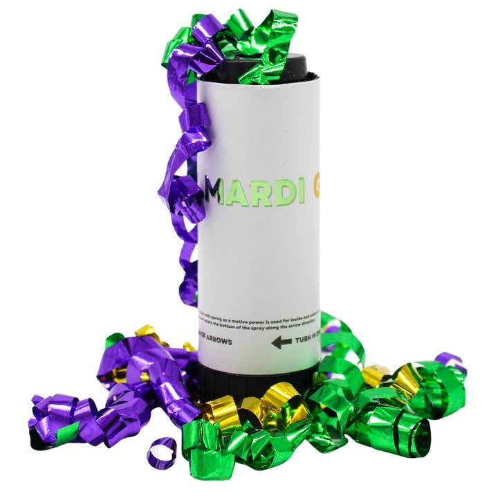 Mardi Gras Confetti Bursts 4.25" (Each) for wholesale by Plush Appeal LLC