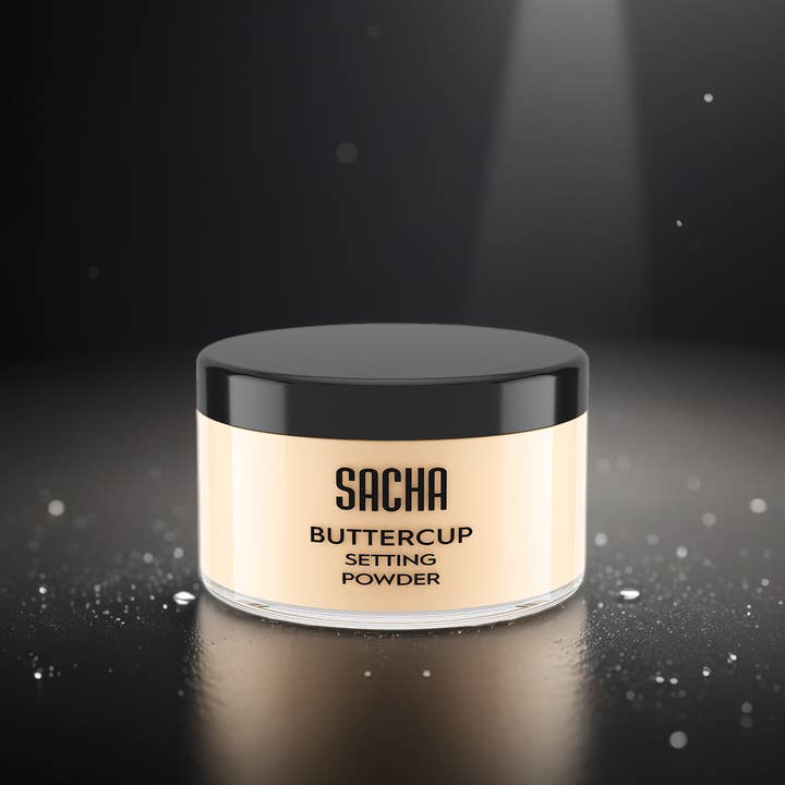 Sacha Cosmetics – wholesale Make-up setting spray/powder – Buttercup Setting Powder