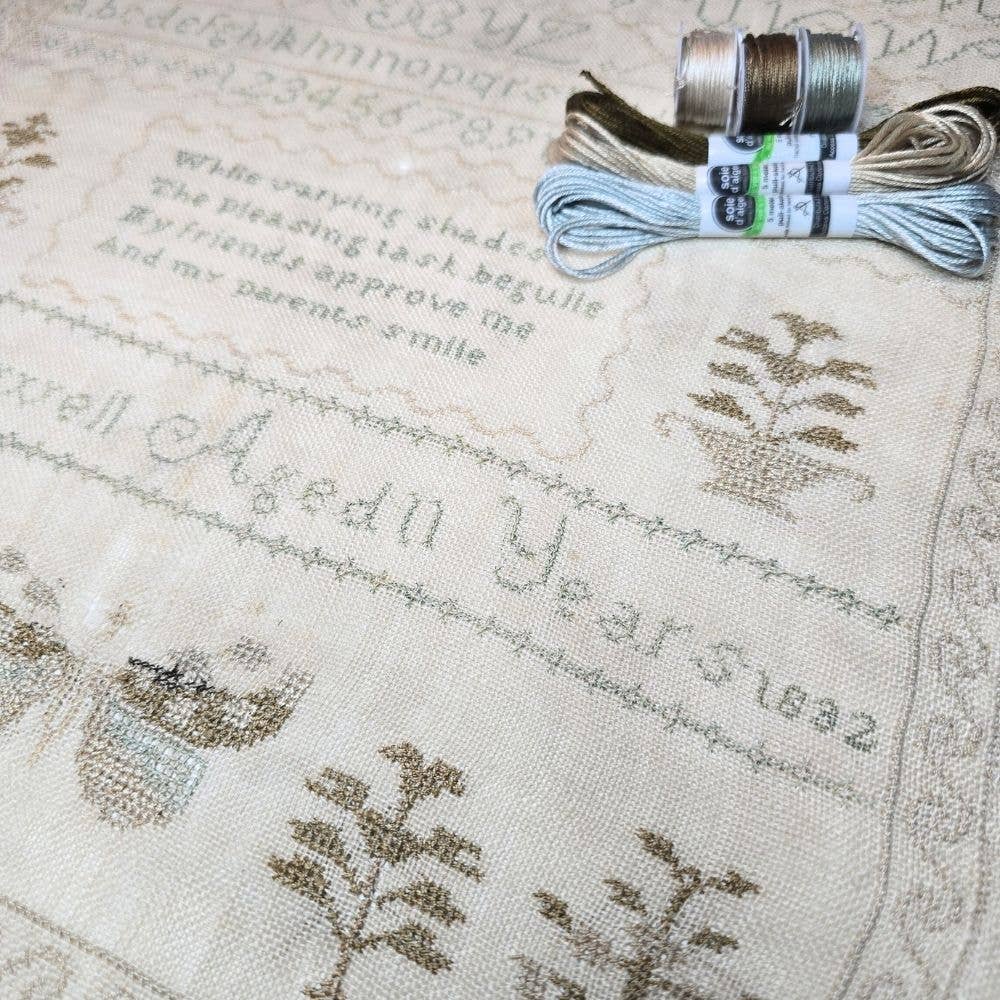 The Wishing Thorn - Wholesale Embroidery/Cross Stitch Supplies - Eliza Paowell Sampler Cross Stitch Pattern - Printed Chart3