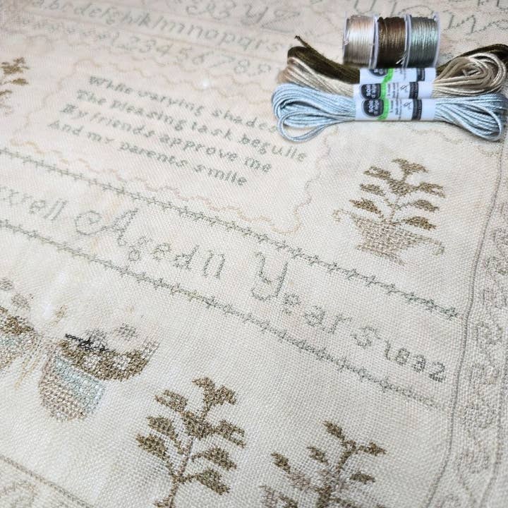 The Wishing Thorn - Wholesale Embroidery/Cross Stitch Supplies - Eliza Paowell Sampler Cross Stitch Pattern - Printed Chart3