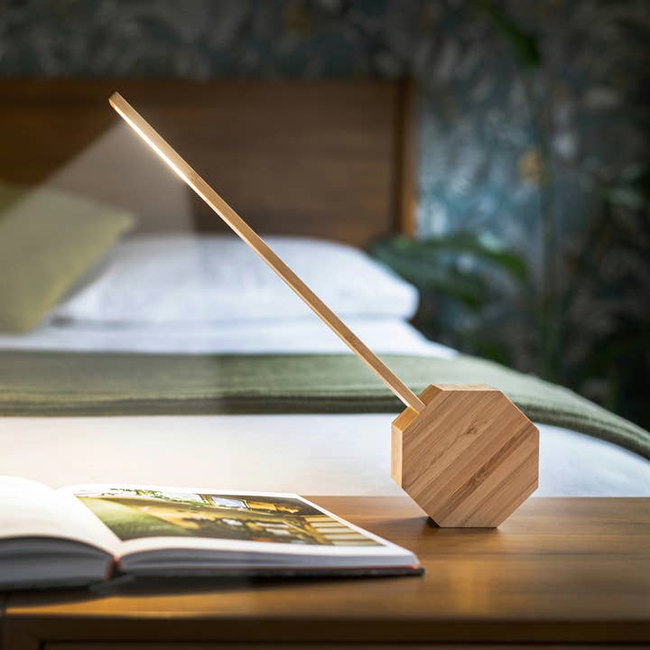 Gingko Design – wholesale Accent/desk lamp – Octagon One Plus Portable Alarm Clock Desk Light
