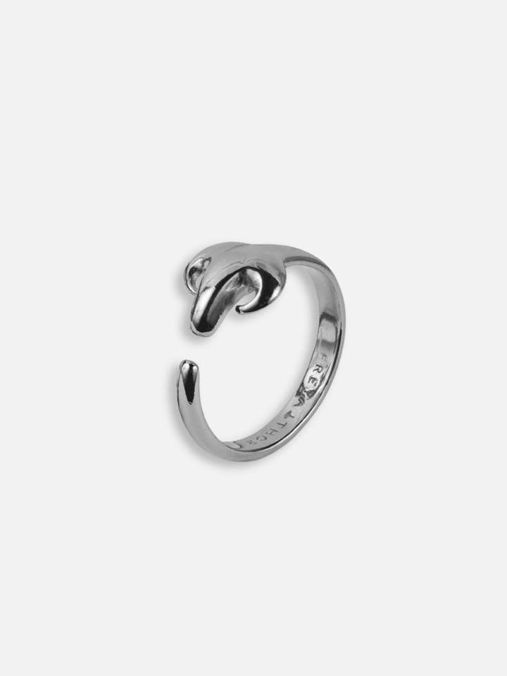 Anel Capra - Prata de 1ª Lei - extremidade aberta por atacado de Freya & Thor of Sweden