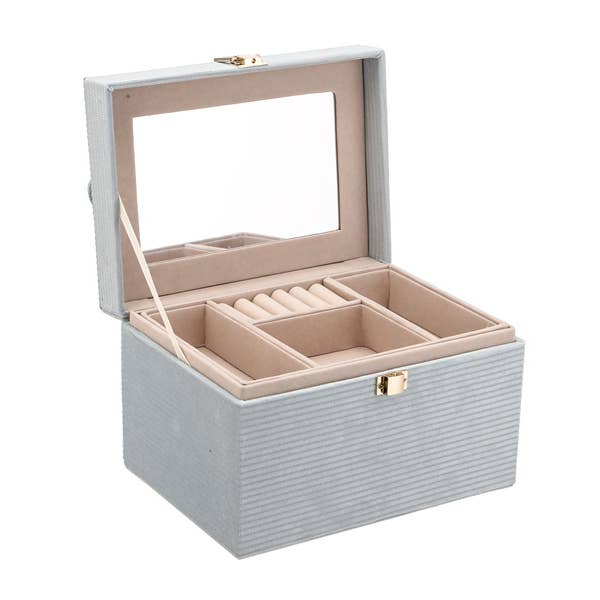 Nima Accessories Inc - Wholesale Jewelry Box/Organizer - Ladies Tall Hard Shape Square Jewelry Box