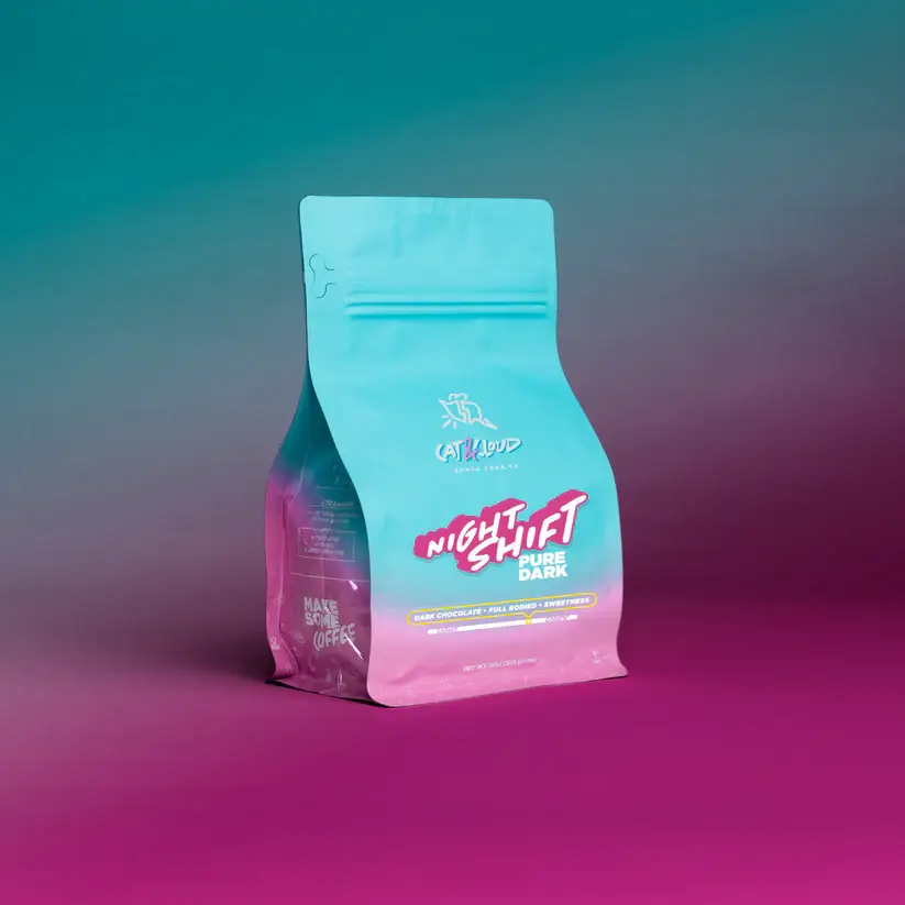 Cat & Cloud Coffee - Wholesale Coffee Beans - Night Shift (10 oz)0