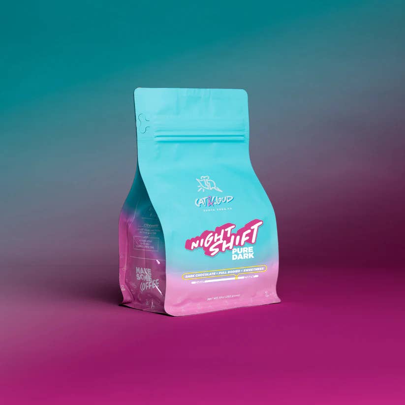 Cat & Cloud Coffee - Wholesale Coffee Beans - Night Shift (10 oz)