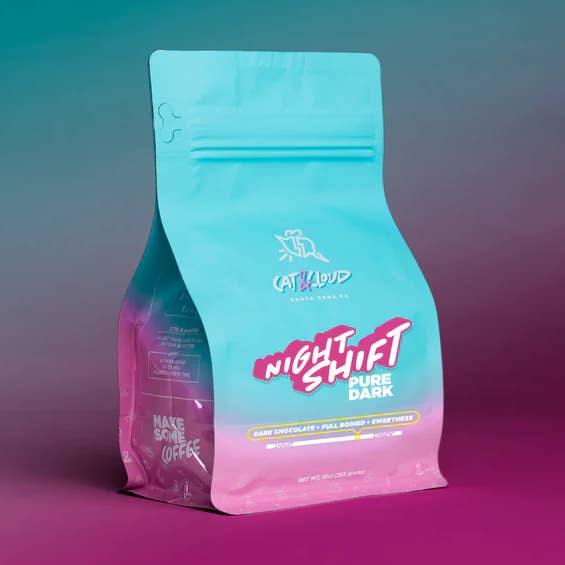 Cat & Cloud Coffee - Wholesale Coffee Beans - Night Shift (10 oz)0